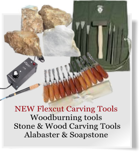 NEW Flexcut Carving Tools Woodburning tools  Stone & Wood Carving Tools Alabaster & Soapstone