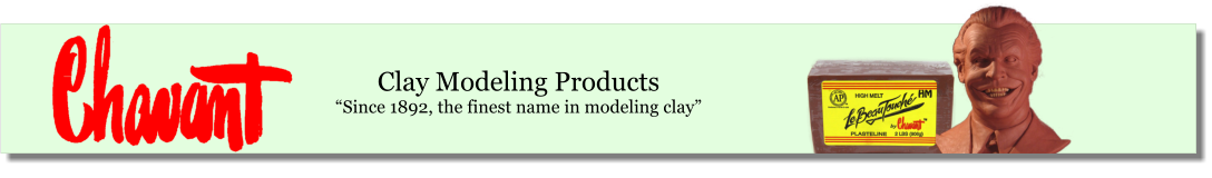 Clay Modeling Products Since 1892, the finest name in modeling clay